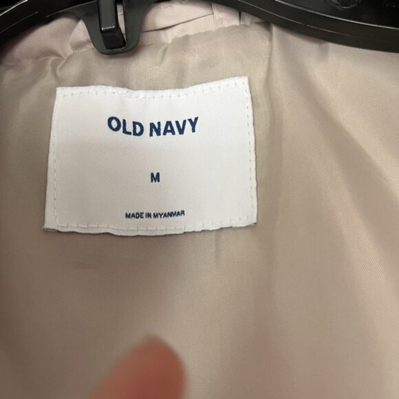 Old Navy Womens Medium Top Vest Purple‎ Puffer Quilted Pockets Zip - Picture 4 of 9